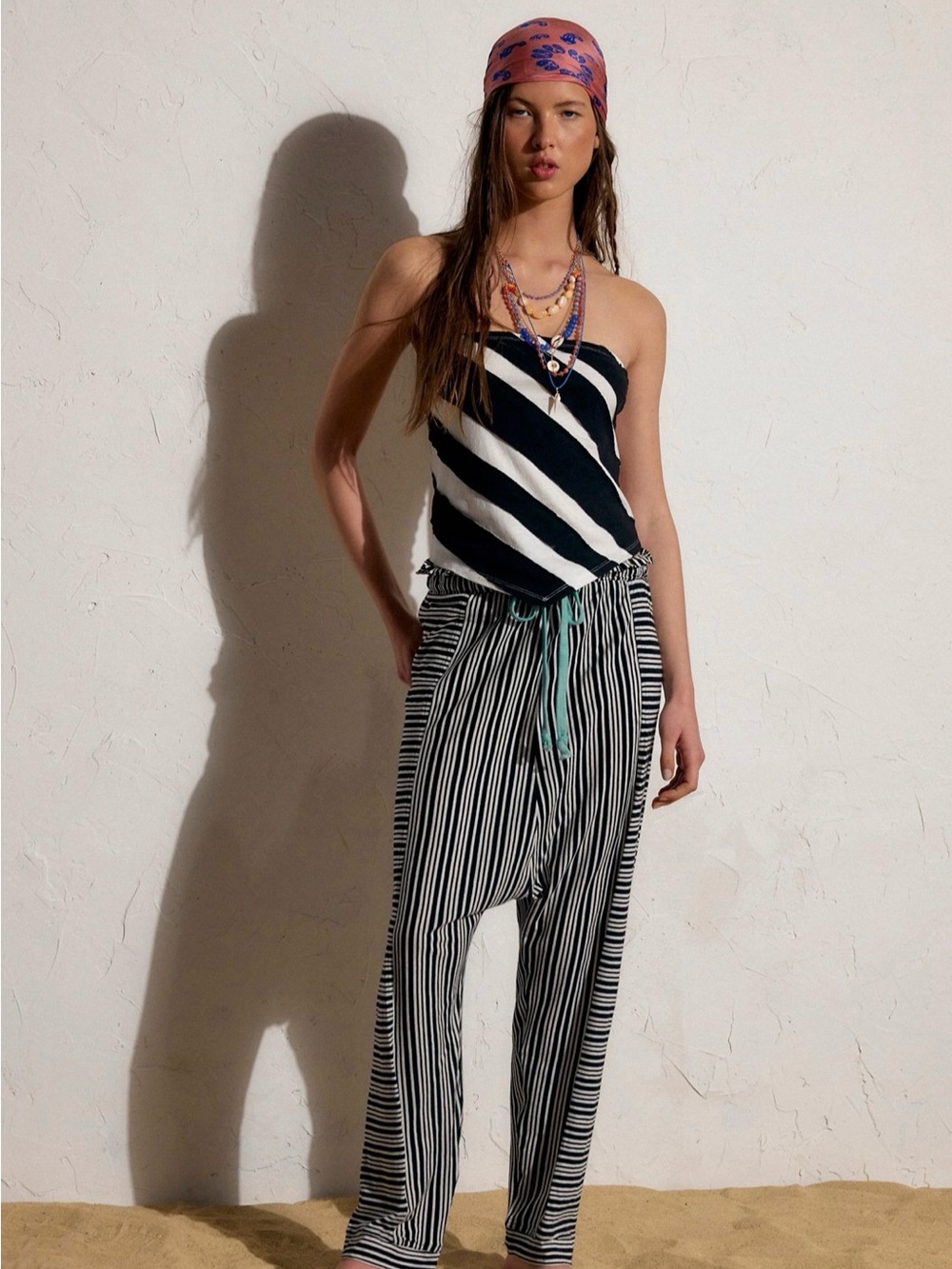 NWT Free People Can't Hide Wide-Leg Pull-On Harem Pants